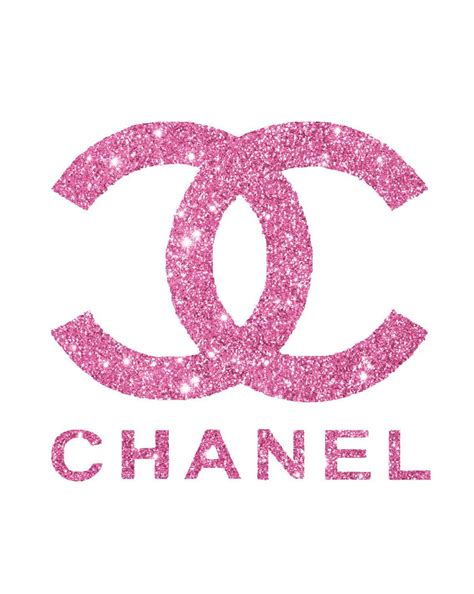 pink coco Chanel logo